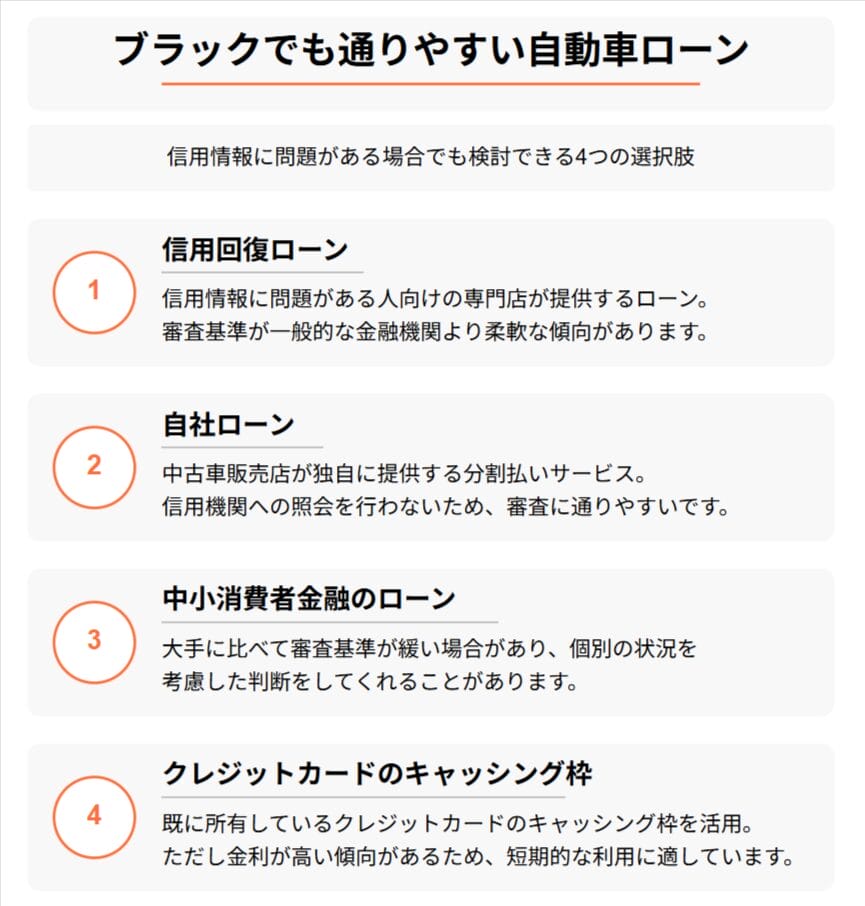 自動車ローン審査に通るための5つの対策