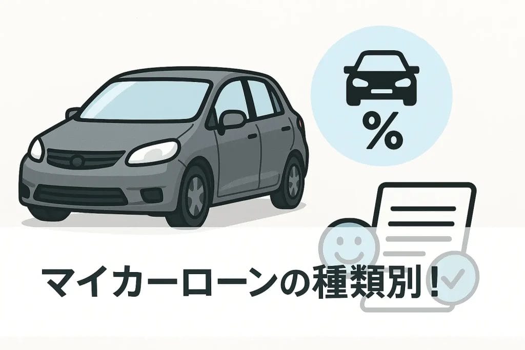マイカーローンの種類別!審査の傾向と特徴を徹底比較