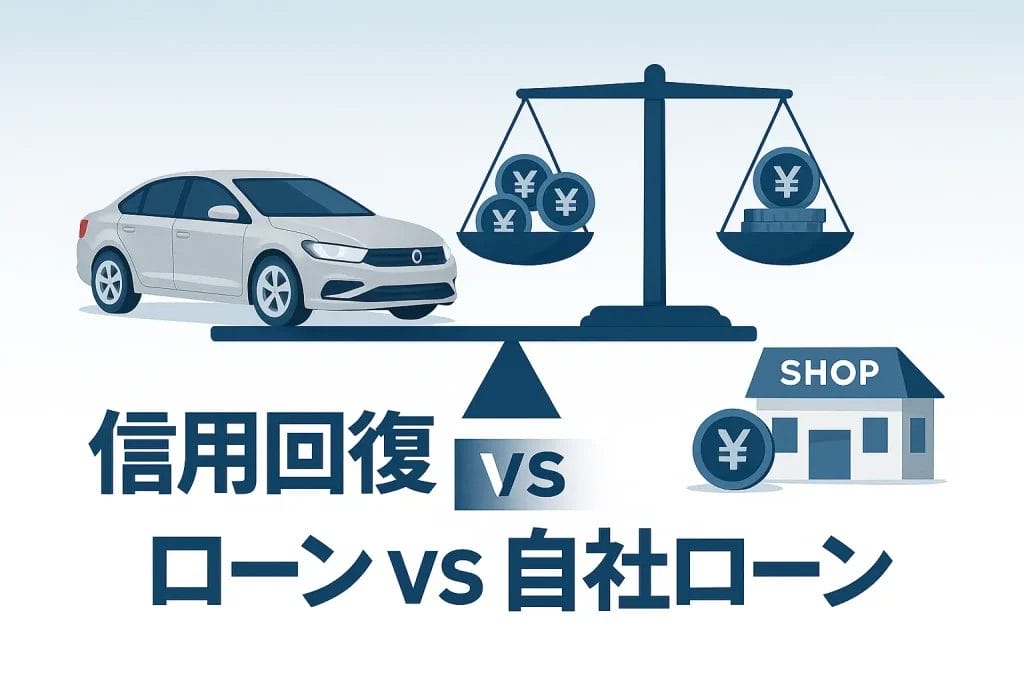 徹底比較！信用回復ローン vs 自社ローン 7つの違い