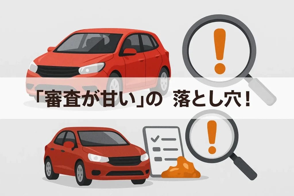 【重要】「審査が甘い」の落とし穴!悪質な業者に注意