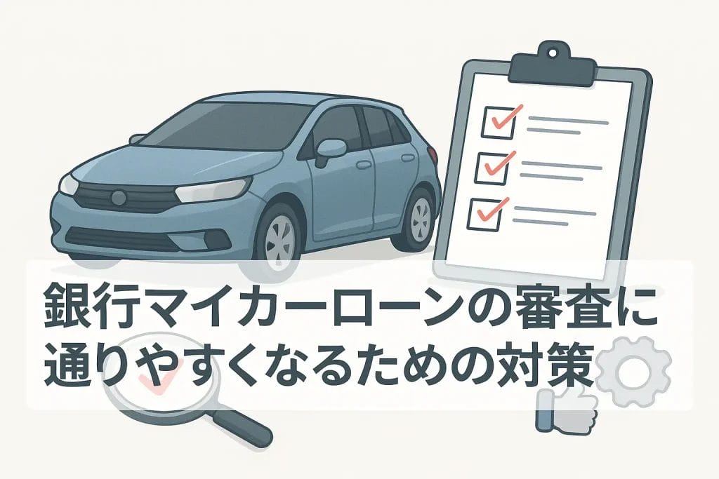 銀行マイカーローンの審査に通りやすくなるための対策