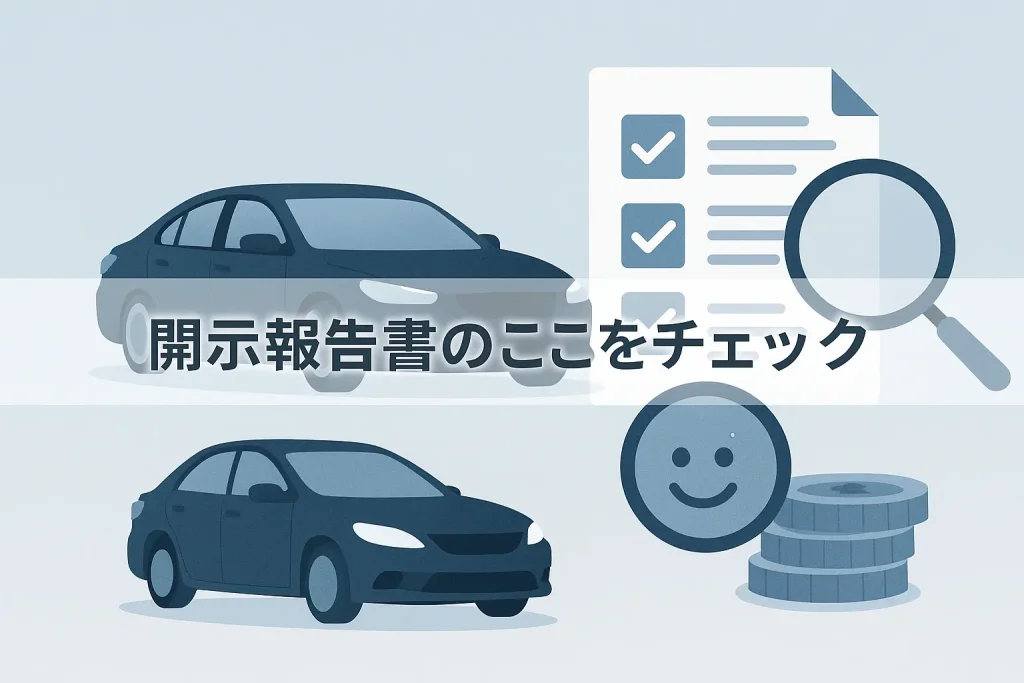 【図解でわかる】開示報告書のここをチェック!3機関別の見方とポイント
